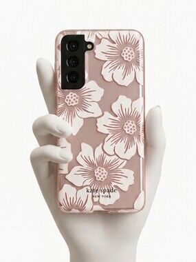 Kate Spade Pink and White Floral Phone Case for Samsung S21